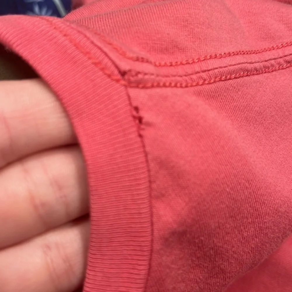 Vineyard vines Ladies Small short sleeve pocket Tee. It is a coral color. - Picture 10 of 12